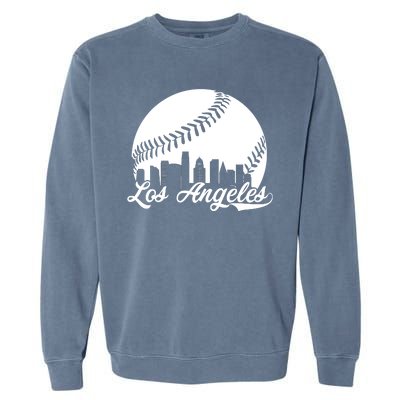 Los Angeles Baseball Vintage LA Fan Gear Garment-Dyed Sweatshirt