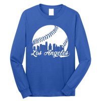 Los Angeles Baseball Vintage LA Fan Gear Long Sleeve Shirt