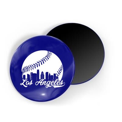 Los Angeles Baseball Vintage LA Fan Gear Magnet