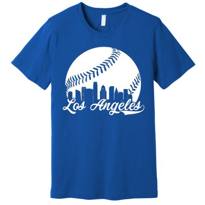 Los Angeles Baseball Vintage LA Fan Gear Premium T-Shirt