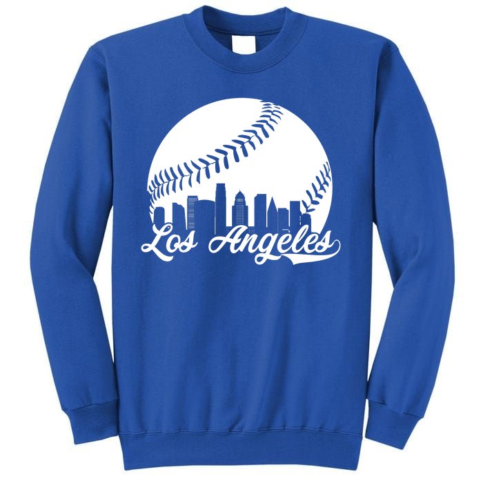 Los Angeles Baseball Vintage LA Fan Gear Tall Sweatshirt