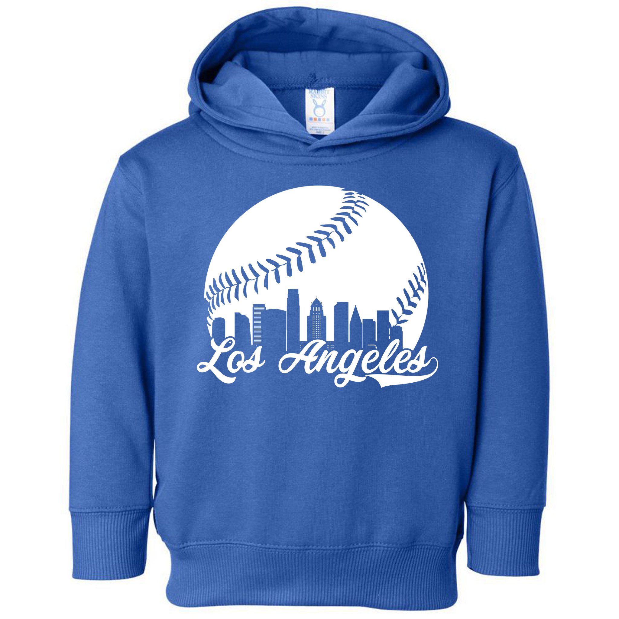 Los Angeles Baseball Vintage LA Fan Gear Toddler Hoodie