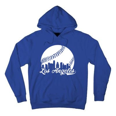 Los Angeles Baseball Vintage LA Fan Gear Tall Hoodie