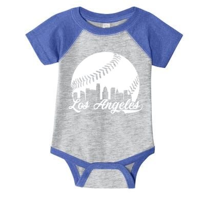 Los Angeles Baseball Vintage LA Fan Gear Infant Baby Jersey Bodysuit