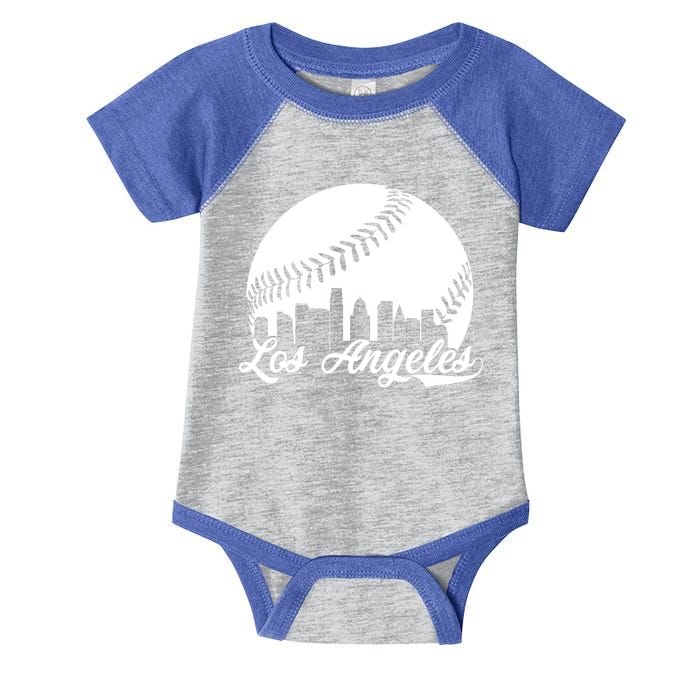 Los Angeles Baseball Vintage LA Fan Gear Infant Baby Jersey Bodysuit