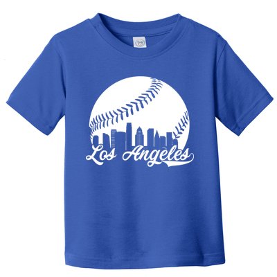 Los Angeles Baseball Vintage LA Fan Gear Toddler T-Shirt
