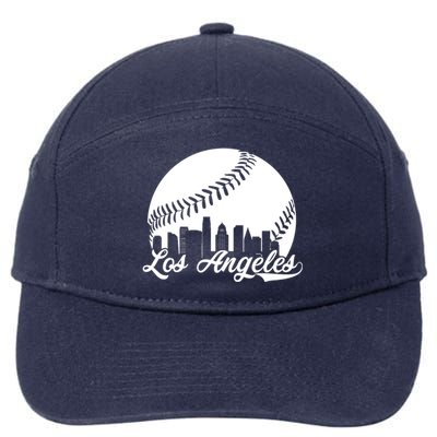 Los Angeles Baseball Vintage LA Fan Gear 7-Panel Snapback Hat