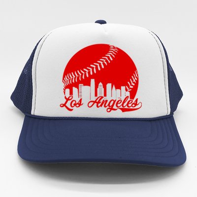 Los Angeles Baseball Vintage LA Fan Gear Trucker Hat