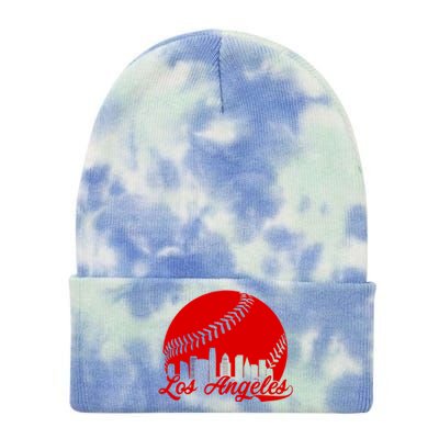 Los Angeles Baseball Vintage LA Fan Gear Tie Dye 12in Knit Beanie