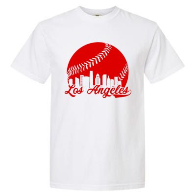 Los Angeles Baseball Vintage LA Fan Gear Garment-Dyed Heavyweight T-Shirt