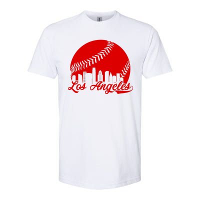 Los Angeles Baseball Vintage LA Fan Gear Softstyle® CVC T-Shirt