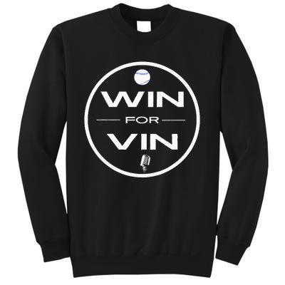 Los Angeles Baseball Win For Vin Microphone Sweatshirt