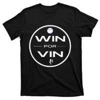 Los Angeles Baseball Win For Vin Microphone T-Shirt