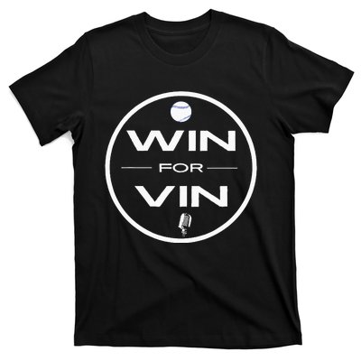 Los Angeles Baseball Win For Vin Microphone T-Shirt