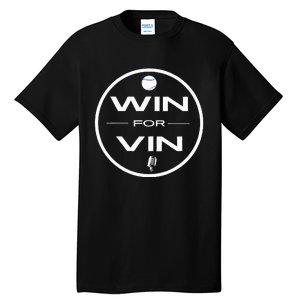 Los Angeles Baseball Win For Vin Microphone Tall T-Shirt