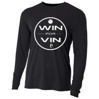 Los Angeles Baseball Win For Vin Microphone Cooling Performance Long Sleeve Crew