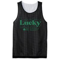 Lucky And Blessed Cute St Patricks Day Mesh Reversible Basketball Jersey Tank