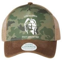 LifeS A Bitch DonT Vote For One Hillary Legacy Tie Dye Trucker Hat