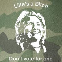 LifeS A Bitch DonT Vote For One Hillary Legacy Tie Dye Trucker Hat