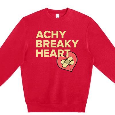 LyricLyfe ACHY BREAKY HEART band music Premium Crewneck Sweatshirt