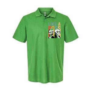 Like A Boss Presidents Day Washington Lincoln Abe George Softstyle Adult Sport Polo