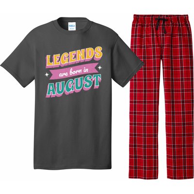 Legends Are Born In August Pajama Set