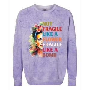 Like A Bomb For Gift Colorblast Crewneck Sweatshirt