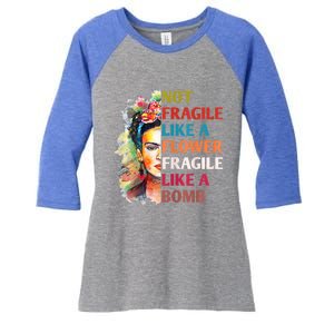 Like A Bomb For Gift Women's Tri-Blend 3/4-Sleeve Raglan Shirt