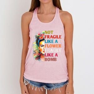 Like A Bomb For Gift Women's Knotted Racerback Tank