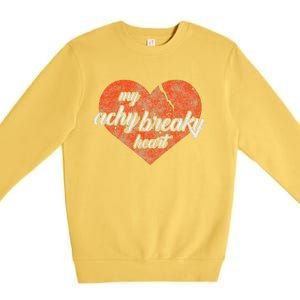 Lyriclyfe Achy Breaky Heart Premium Crewneck Sweatshirt