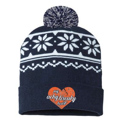 Lyriclyfe Achy Breaky Heart USA-Made Snowflake Beanie