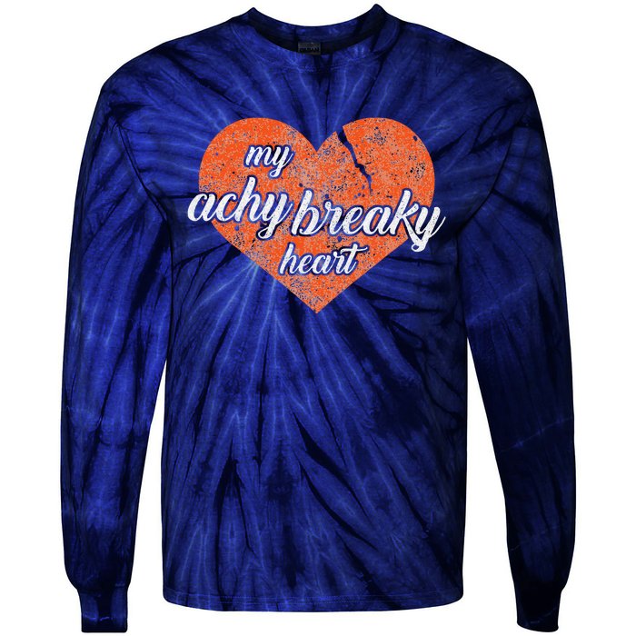 Lyriclyfe Achy Breaky Heart Tie-Dye Long Sleeve Shirt