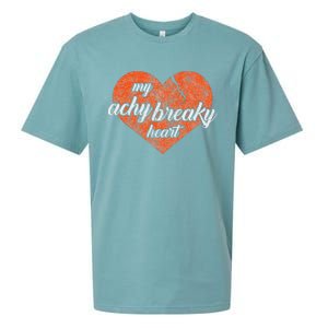 Lyriclyfe Achy Breaky Heart Sueded Cloud Jersey T-Shirt