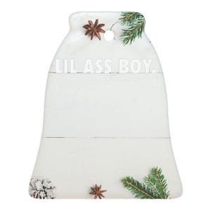 Lil Ass Boy Funny Ceramic Bell Ornament