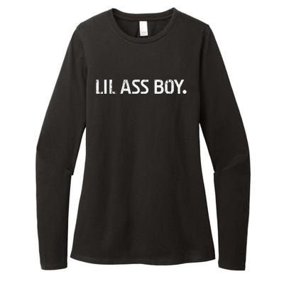 Lil Ass Boy Funny Lil Ass Boy Womens CVC Long Sleeve Shirt