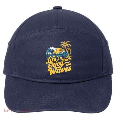 LifeS A Beach Enjoy The Waves 7-Panel Snapback Hat