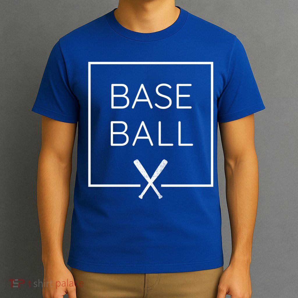 Love American Baseball Graphic Bats Baseballin Fan Gift Cute Gift T-Shirt