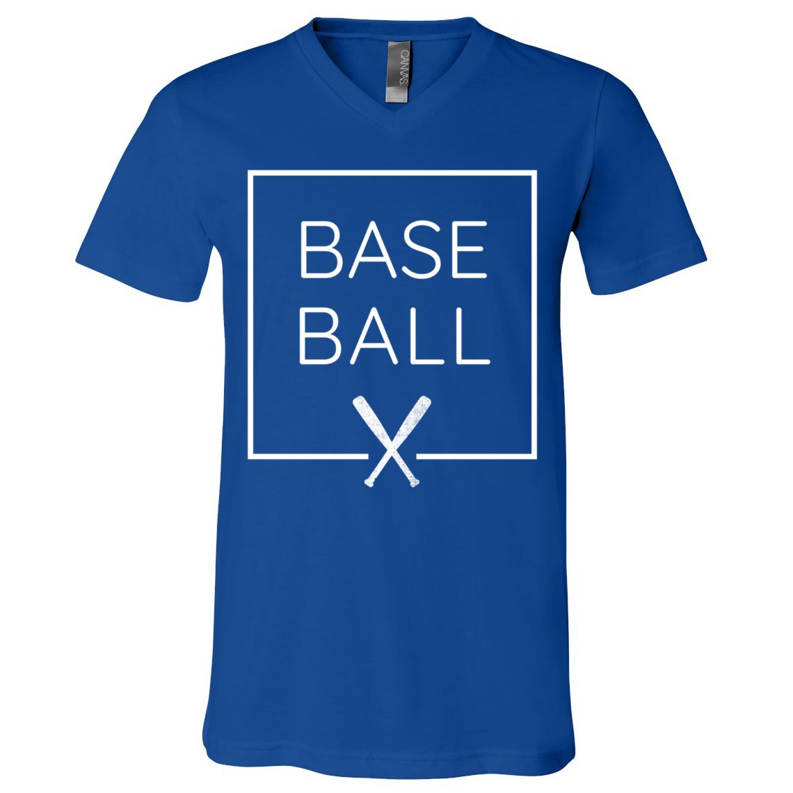 Love American Baseball Graphic Bats Baseballin Fan Gift Cute Gift V-Neck T-Shirt