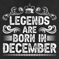 Legends Are Born In December Cool Comfort Performance Bucket Hat