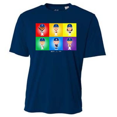 Los Angeles Baseball Rainbow Pride Cooling Performance Crew T-Shirt