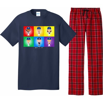 Los Angeles Baseball Rainbow Pride Pajama Set