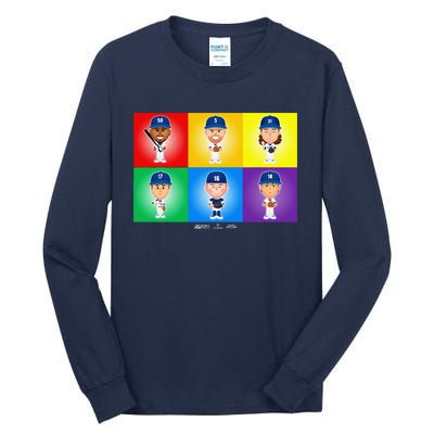 Los Angeles Baseball Rainbow Pride Tall Long Sleeve T-Shirt