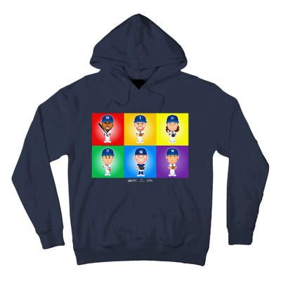 Los Angeles Baseball Rainbow Pride Tall Hoodie