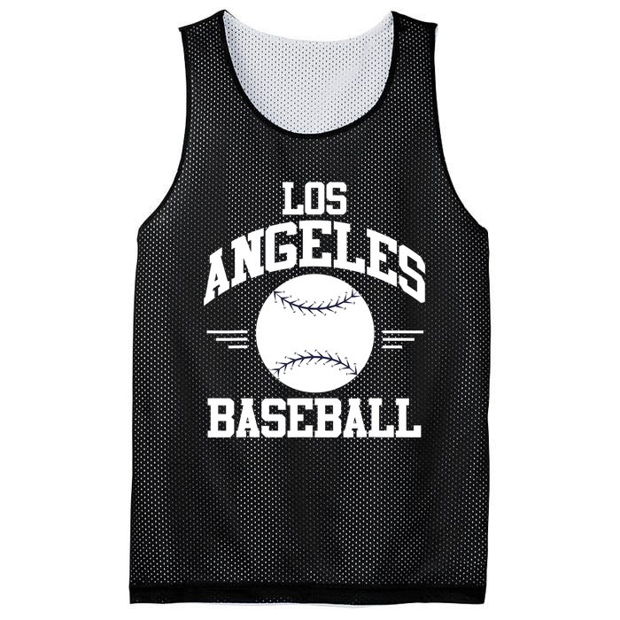 Los Angeles Baseball Fan Mesh Reversible Basketball Jersey Tank