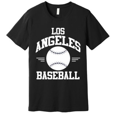 Los Angeles Baseball Fan Premium T-Shirt