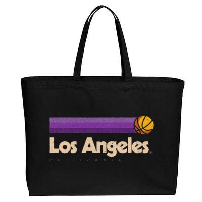 Los Angeles Basketball BBall City California Los Angeles Cotton Canvas Jumbo Tote