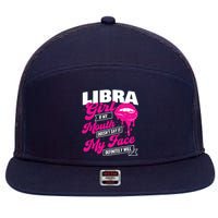 Libra Astrology Birthday Zodiac Sign 7 Panel Mesh Trucker Snapback Hat