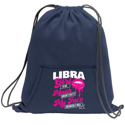 Libra Astrology Birthday Zodiac Sign Sweatshirt Cinch Pack Bag