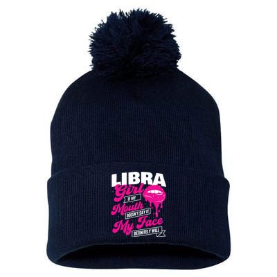 Libra Astrology Birthday Zodiac Sign Pom Pom 12in Knit Beanie