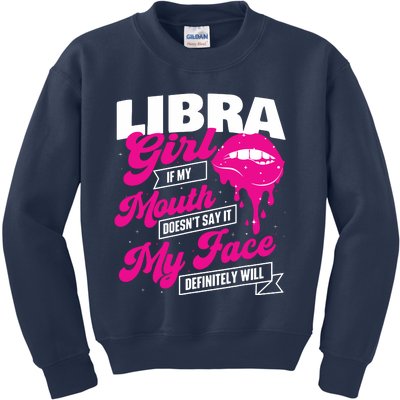 Libra Astrology Birthday Zodiac Sign Kids Sweatshirt